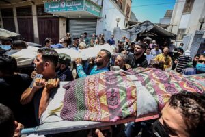 הלוויתו של הילד איברהים אל-רנטיסי