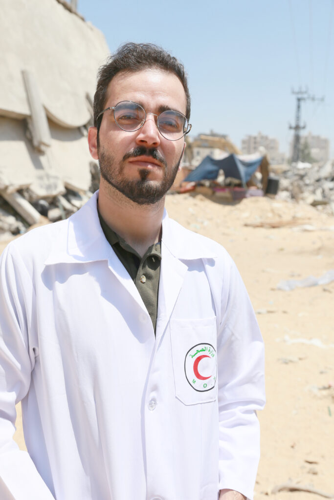 Taher al-Madhun, 28, whose father and his first wife were killed in the incident: